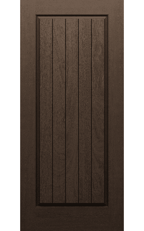 1-Panel Planked Rustic Exterior