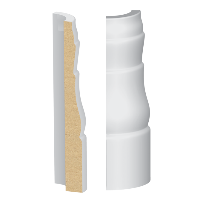 566 Rounded Corner Block Baseboards & More